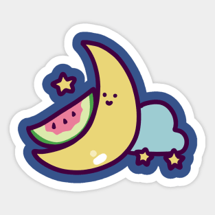 Watermelon Moon Sticker